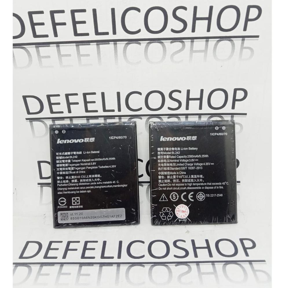 [KODE PRODUK CTJF94592] Baterai Lenovo A6000 Plus A6010 A6020 A6600 Plus K5 BL242 BL 242 BL259 BL 25