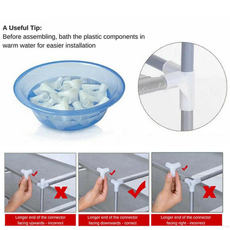 SHENAR RAK SEPATU/SHOE RACK  KAIN NON WOVEN ADA RESLETING DI KEDUA SISI