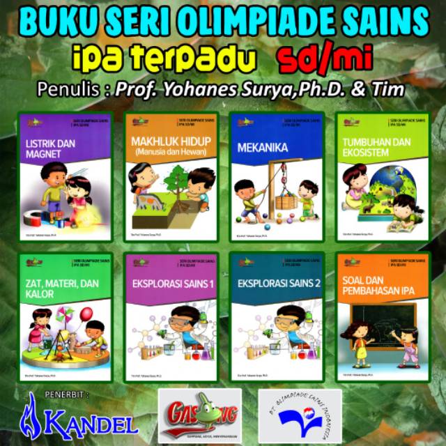Buku OSN Olimpiade Sians IPA SD/MI. Penulis Prof. Yohanes Surya Ph. D
