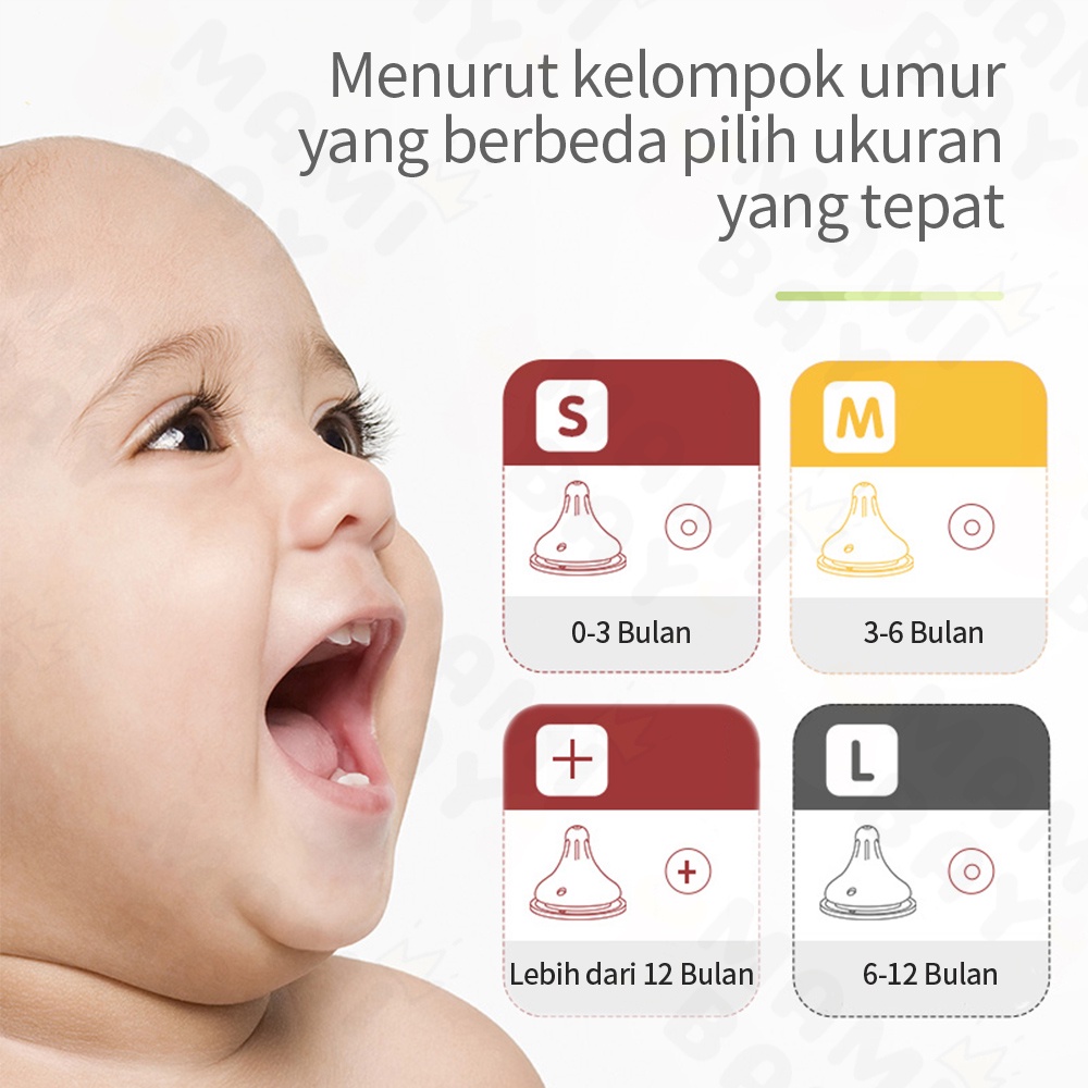Mamibayi Dot bayi untuk pigeon mengganti nipple dot bahan silikon 5cm-6