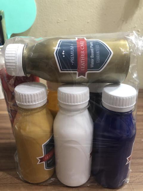  CAT  KULIT PREMIUM untuk  sepatu  tas jaket dll Shopee 