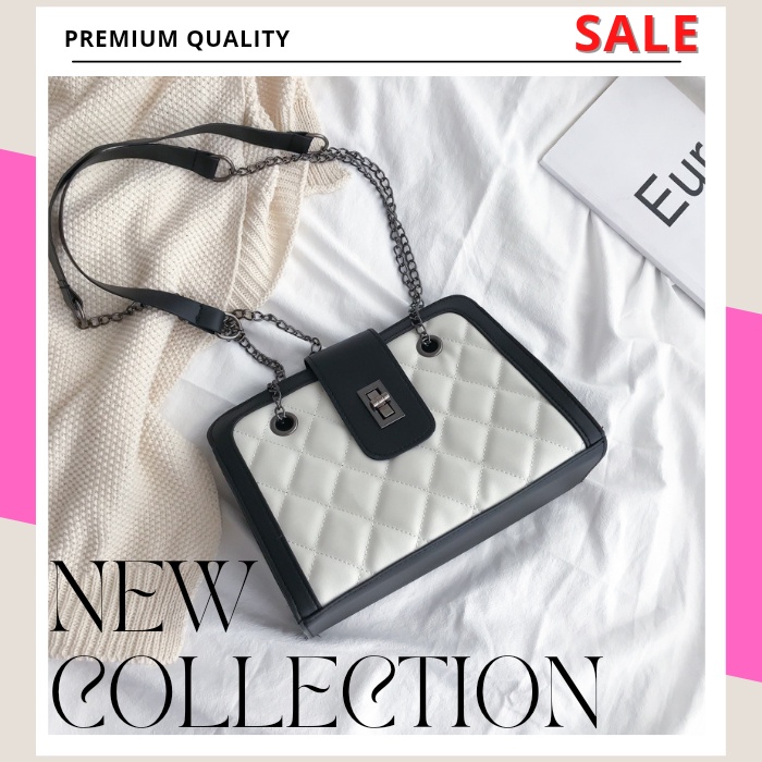 Tas Selempang Slempang Sling Bag Cewek Import Terbaru Kekinian Branded Kerja Kuliah Pesta Fashion Ra