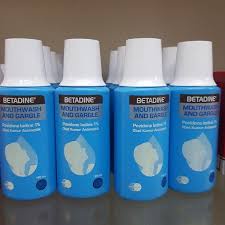 BETADINE Obat Kumur 190ml Mouthwash 190 ml Mouth Wash and Gargle Sariawan 100ml Antiseptic Pembersih Mulut Antiseptik Anti Septik Penghilang Bau Mulut Anti Bakterial Antibacterial Betadine Obat Kumur 100ml