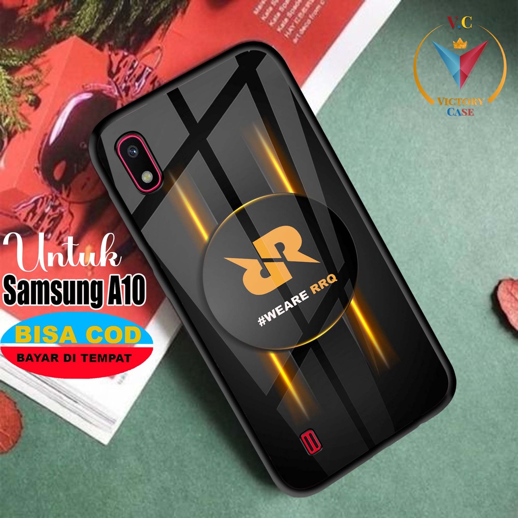 Case Samsung A10  Victory Case [ RRQ ] Case Hp Glossy Casing Hardcase Softcase Bisa cod