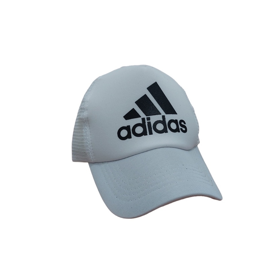 Topi Jaring Sablon Adidas / Nike / Reebok Trucker Hat Unisex Kualitas Premium