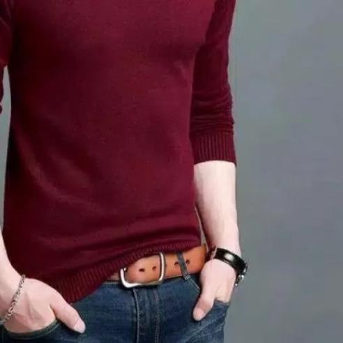 ☆ UK XL XXL SWEATER TURTLENECK PRIA/SWEATER RAJUT/SWEATER RAJUT MODEL TURTLENECK/BAJU LEHER PANJANG/