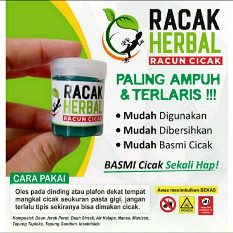 Racun Cicak Herbal RANCAK Herbal Ampuh basmi cicak