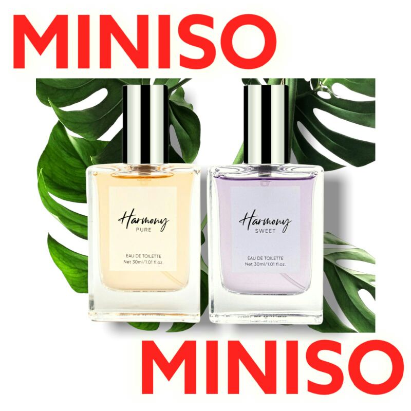WOMEN'S PERFUME MINISO HARMONY PURE N SWEET PARFUM WANITA EAU DE TOILETTE