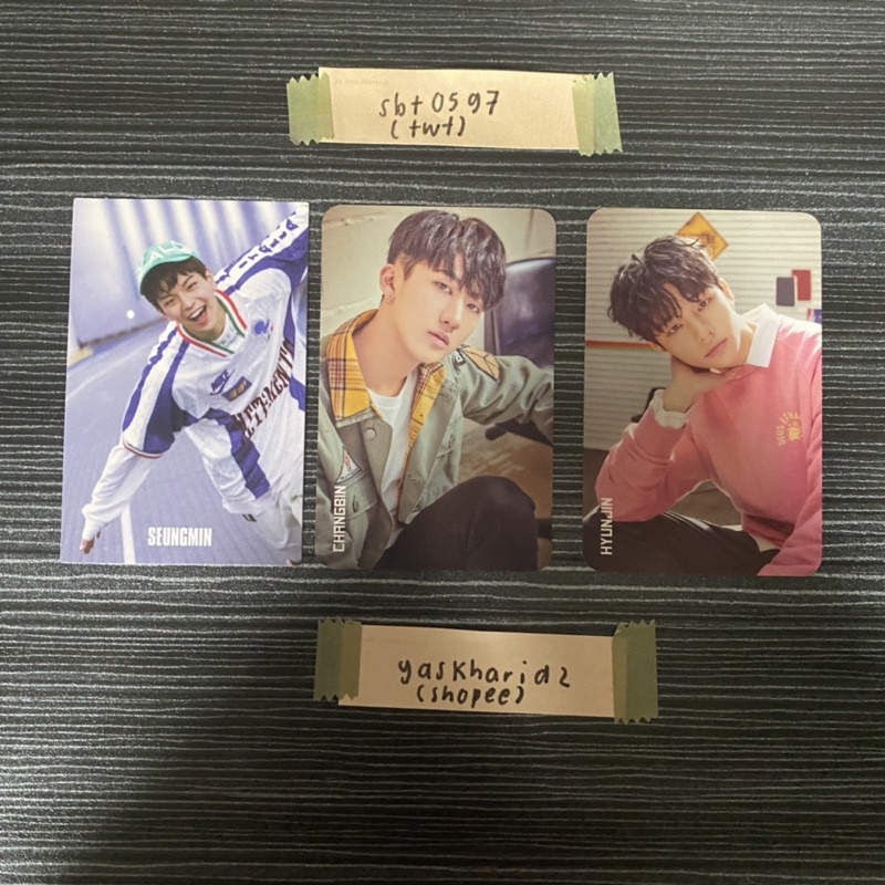 Stray Kids Photocard Polaroid (I Am Not, I Am You, Miroh, Yellow Wood, Go Live, 0th Gen) Bang Chan H