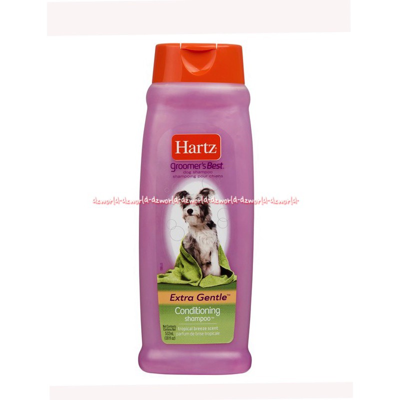 Hartz Groomer's Best Extra Gentle 532ml Harts Sampo Anjing Hartz Groomer Best Dog Shampoo Pomegranate Acoi