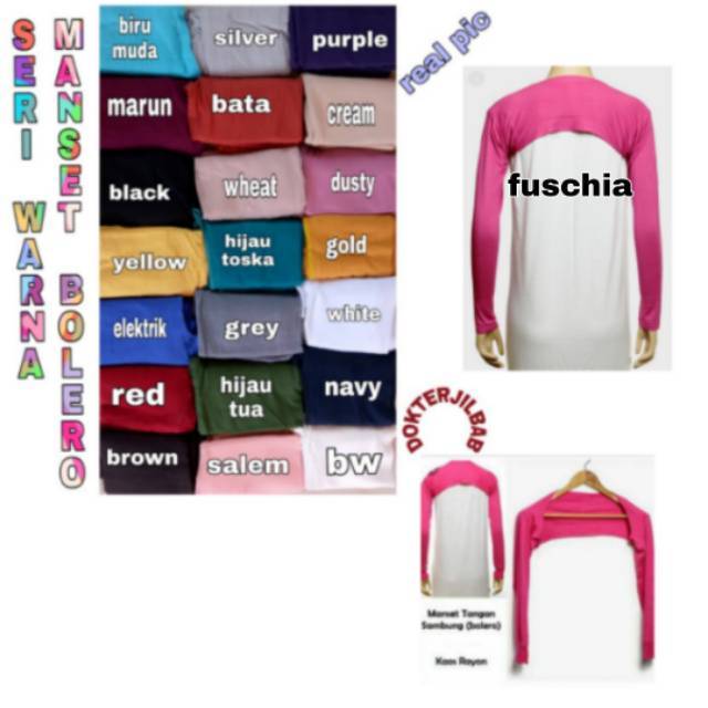 MANSET BOLERO SPANDEK KAOS RAYON ELASTIS ADEM FIT XL-1