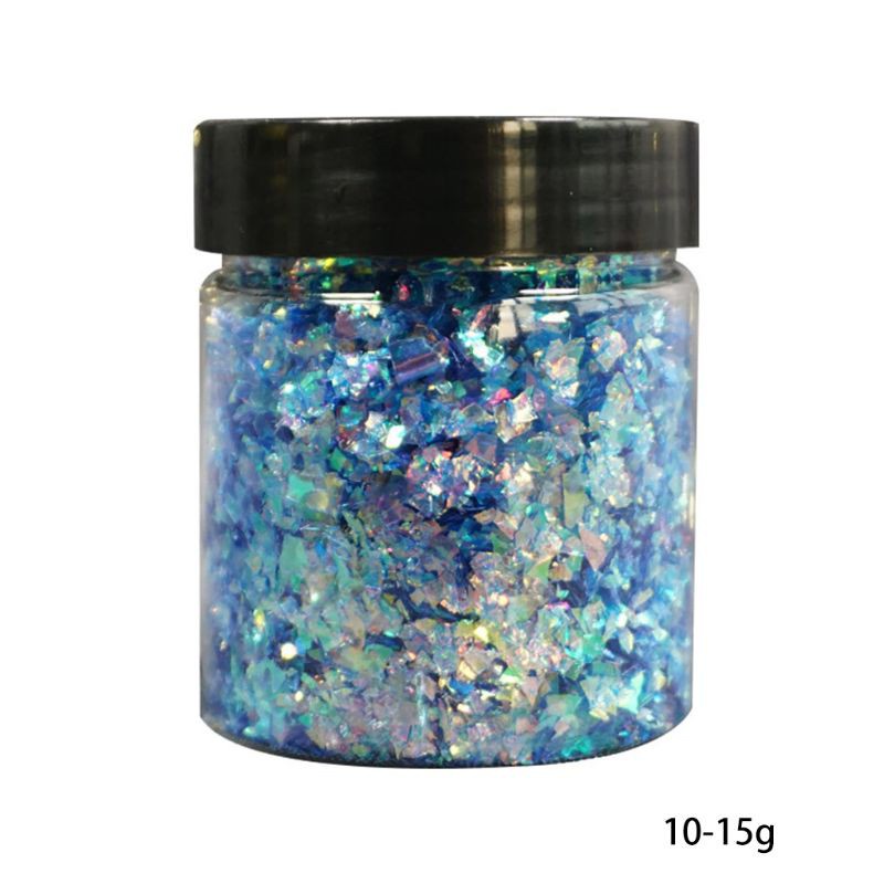 1 Botol Bubuk Glitter Sequin Untuk Membuat Perhiasan Diy