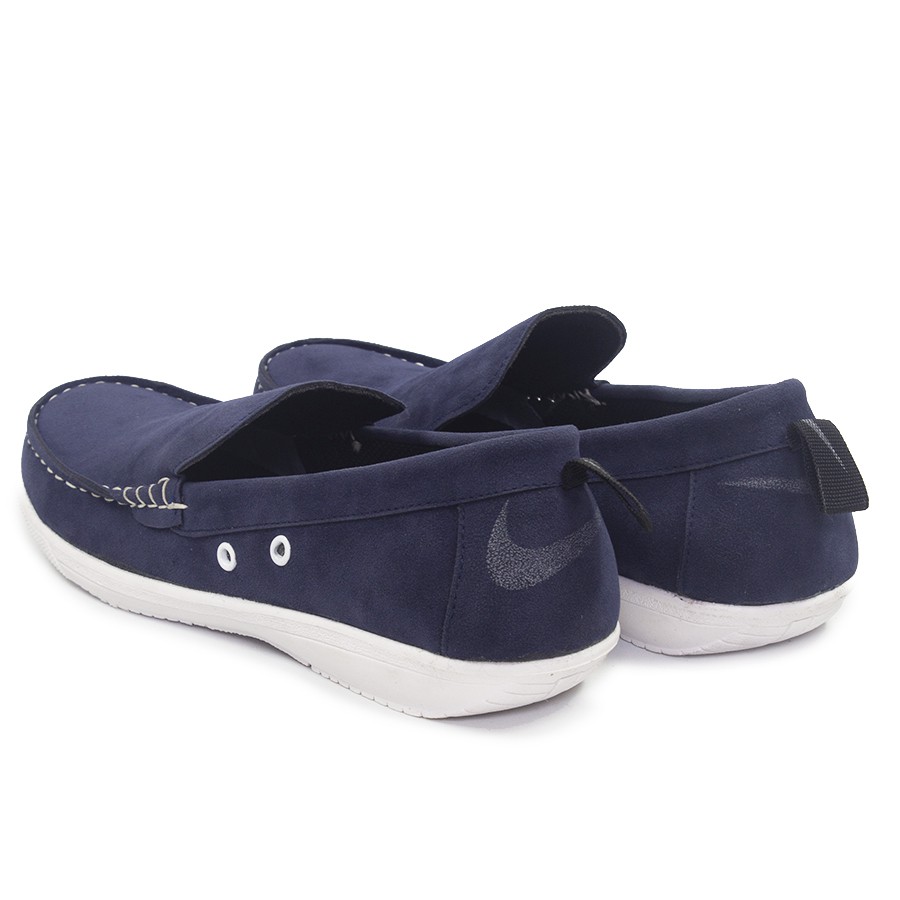 MS - PROMO COD Sepatu Selop Keren Murah Pria Nike Smith Slop Navy Kasual Santai Cowok Dewasa Slipon