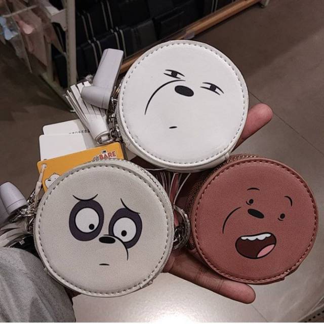 Miniso Dompet We Bare Bears-Round Coin Purse