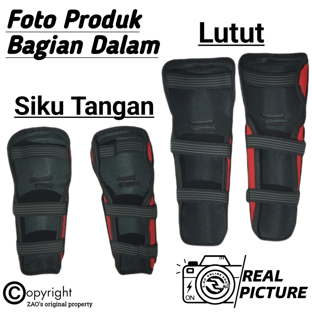 deker three maestro KNEE PROTECTOR decker murah satu set tangan dan kaki pilihan sesuai kebutuhan aman nyaman save KNEEPAD touring stylish berkualitas