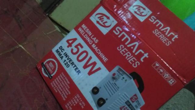 HNL 450 W Mesin Travo Las Listrik Inverter EG MMA 120 A HNL 450 W Mesin Travo Las Listrik Inverter EG MMA 120 A