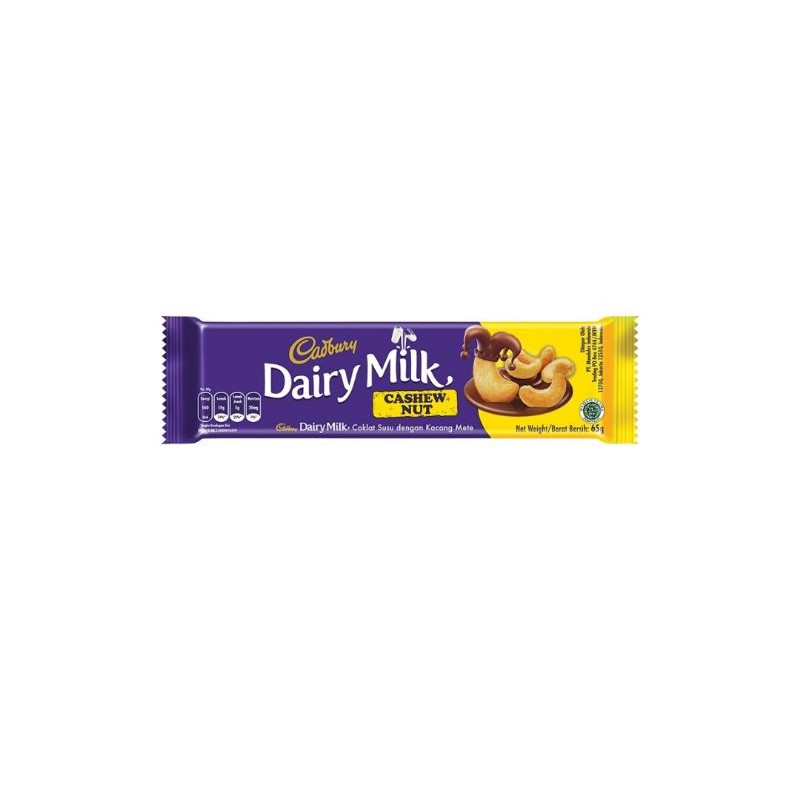 

Cadbury Chocolate Dairy Milk Cashew Nut 65gr