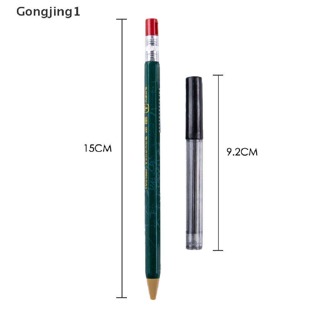 Gongjing1 1 Set Pensil Mekanik 2.0mm Dengan Refill Untuk Menulis / Sketsa / Melukis