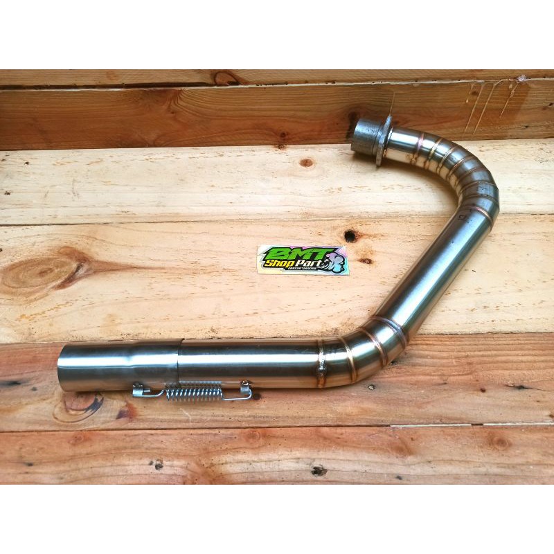 Leheran leher knalpot cacing full stainles pnp cb gl megapro tiger