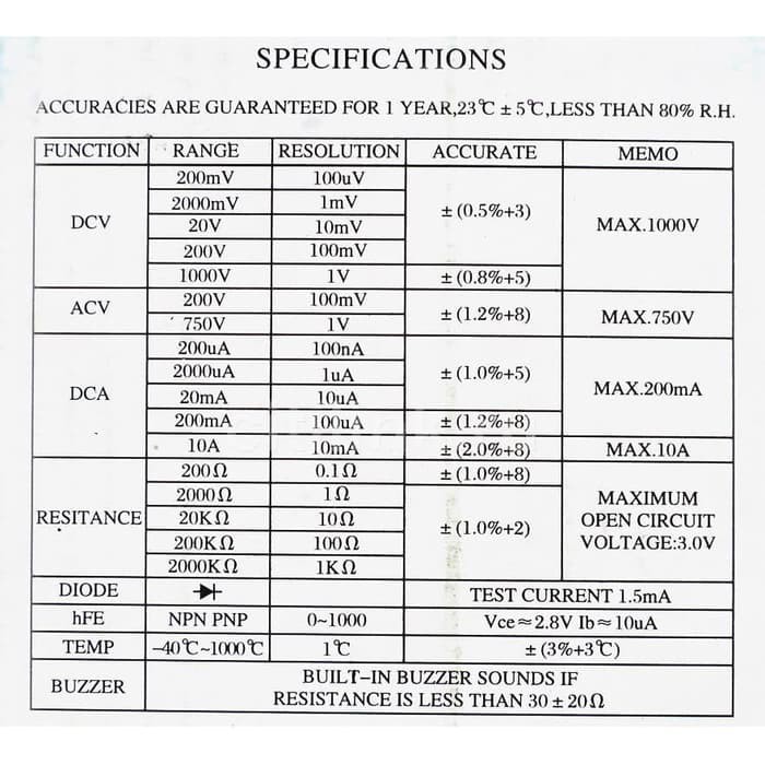 Multitester Digital DT830B avometer digital DT 830B Multimeter Alat ukur Listrik DC AC tester Multi Meter