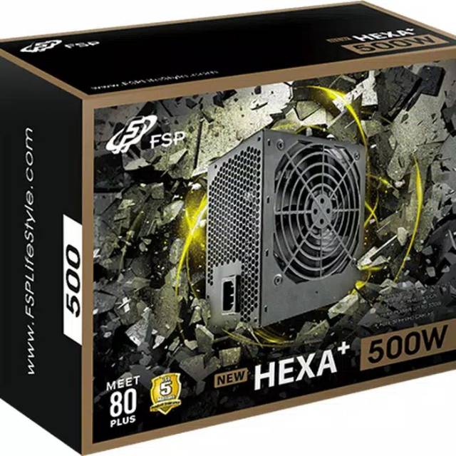 Power Supply FSP Hexa 500watt 80+