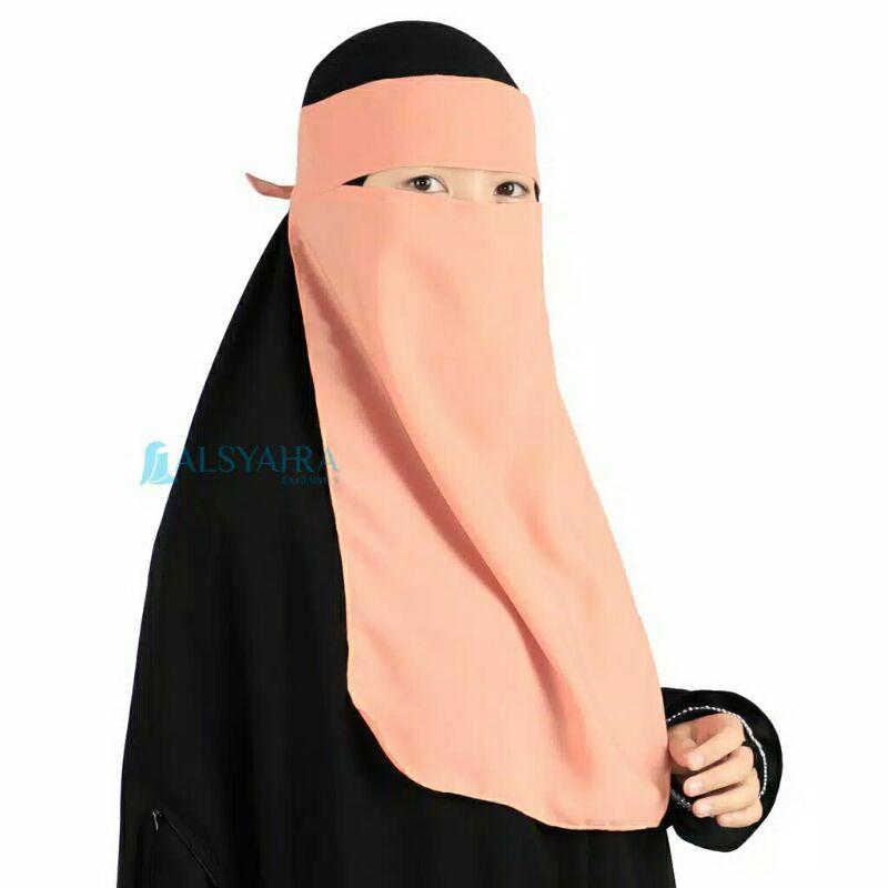 Niqab Bandana Wolfis Premium Tanpa Label Alsyahra Exclusive