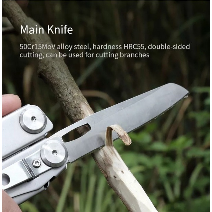 HUOHOU Pisau Lipat Multifungsi Folding Knife 15 in 1 - HU0040