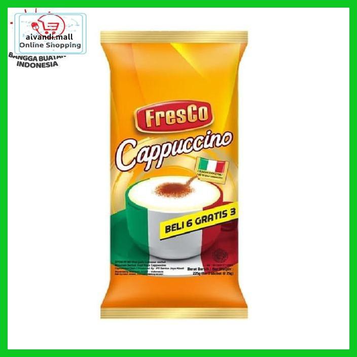 

57Ryr66- Fresco Cappuccino Bag (9 Sachet@25 Gram) T7Tfhty-