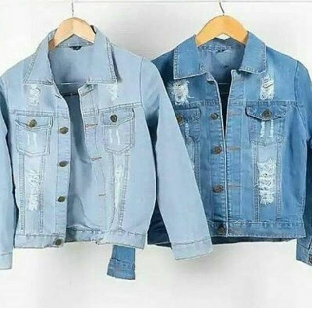 66 Koleksi Model Jaket Denim Sobek Gratis Terbaik