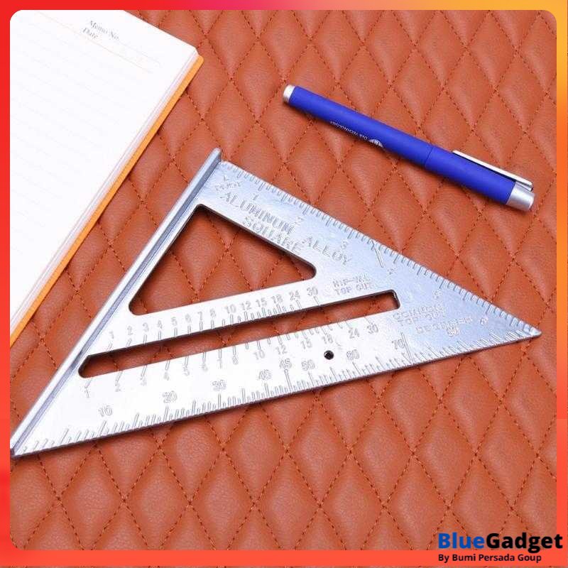 

Taffware Penggaris Siku Mistar Triangle Ruler Aluminium - VK18