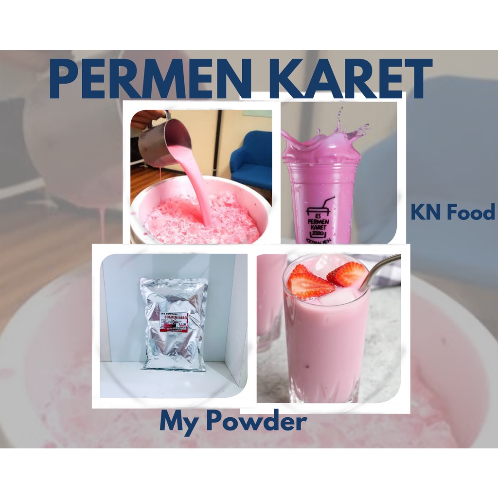 

Permen Karet MY Powder 1kg/ Bubuk Minuman MY powder 1000gr Rasa Permen Karet