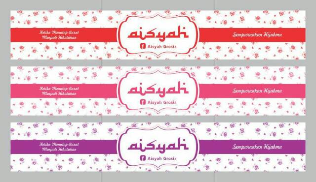 LABEL KAOS KAKI/ROLLER KAOS KAKI/ LABEL HIJAB /SABUK PASTAN /IKAT HIJAB KERTAS ARTPAPPER