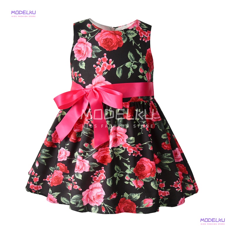 Dress Anak Perempuan Import Korea 2 3 4 5 6 7 Tahun Premium Lucu Murah Meriah Fashion Pakaian Baju D
