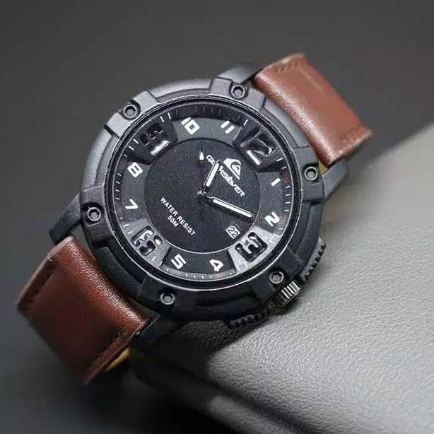 JAM TANGAN PRIA QUICK SILVER KULIT TANGGAL AKTIF ( QUICKSILVER BLUE )