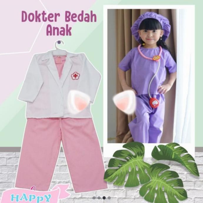 baju dokter bedah anak perempuan kostum dokter anak baju profesi