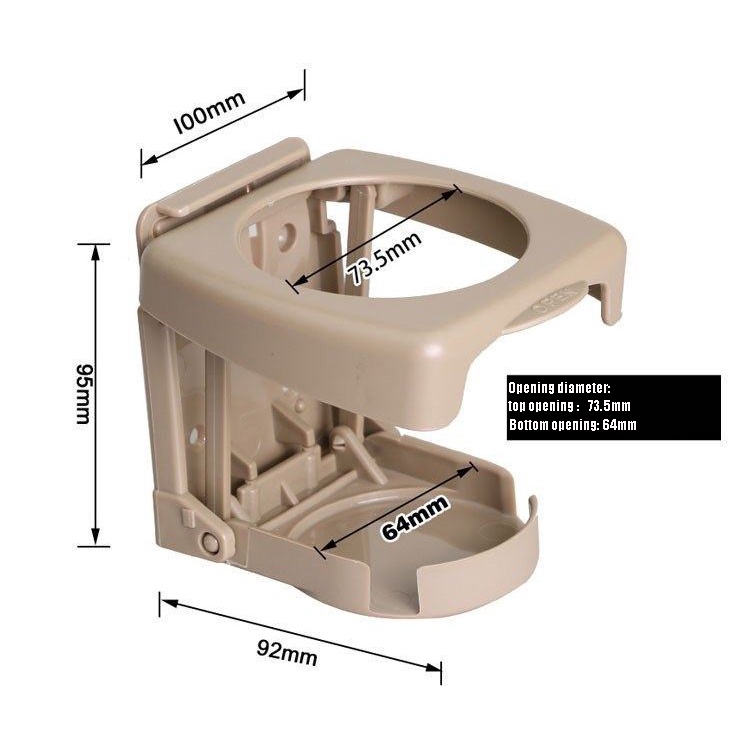 (Dalam stok, dikirim dari Jakarta)Universal Car Drink Cup Holder Beras Hitam Abu-abu Tiga Warna Lipat 328 Cup Holder Dilengkapi dengan empat sekrup kecil dan dua buah perekat 3M, Anda dapat memilih metode pemasangan sesuai dengan kebutuhan Anda sendiri.