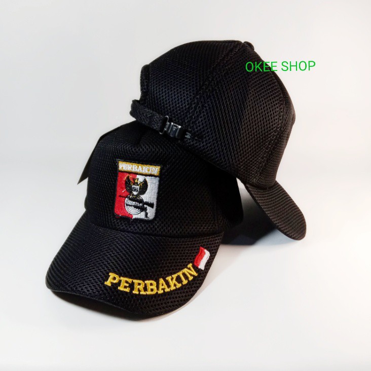 TOPI PRIA LOGO PERBAKIN / TOPI JARING LOGO PERBAKIN / TERMURAH