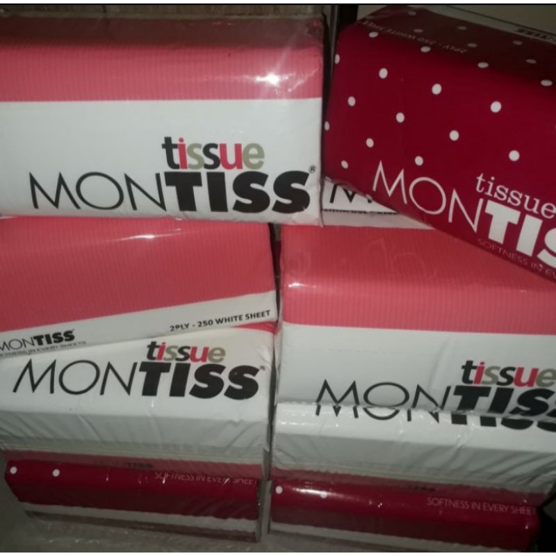 Tisu Montis Facial 250 sheets Tissue Tisue Montis