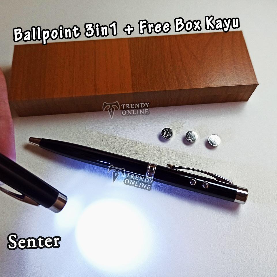 

(K7W6) ☆ Pulpen Multifungsi FREE GRAFIR Cetak Nama, Pulpen 3in1 Menulis, Laser Pointer, Senter, Pen 3 in 1, Pulpen Presentasi //Pasti@murah