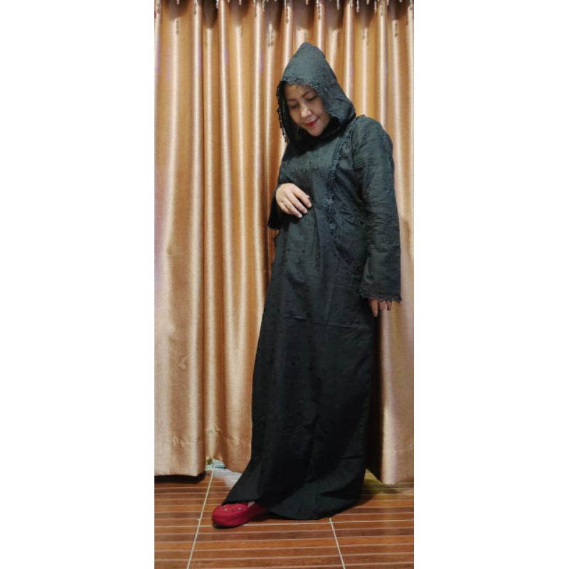 Gamis Hodie Nagita Khusus Hitam