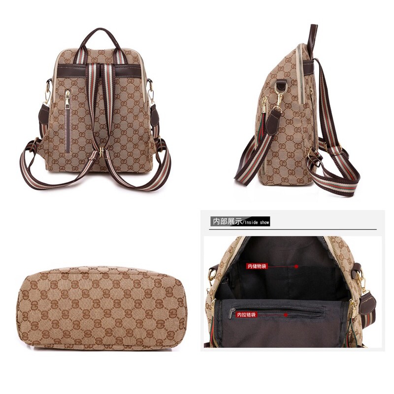 SG7107 syafniegalery ransel impor multifungsi motif GD canvas 3167 1672