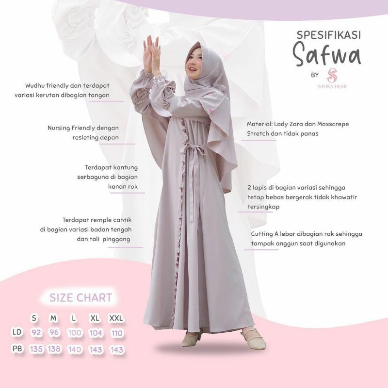 Safwa Dress by Sheika Hijab