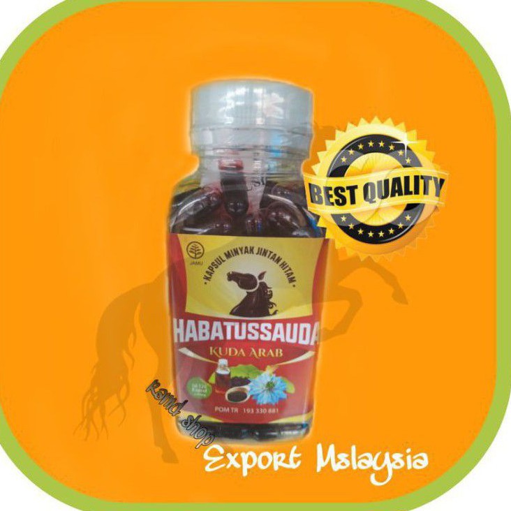 Habbatussauda Oil/Minyak Kuda Arab 120 kapsul