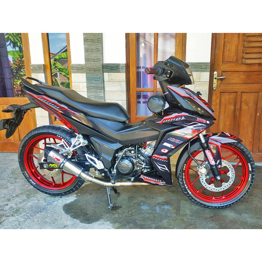 TERLARIS Stiker Motor SUPRA GTR 150cc Full Body Sticker Custom Variasi
