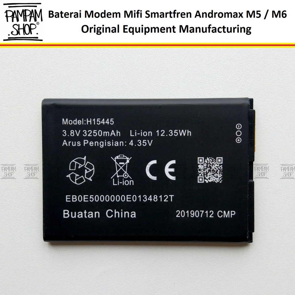 Baterai Modem Mifi Smartfren Andromax M5 M6 4G LTE H15445 Batre Batrai Battery