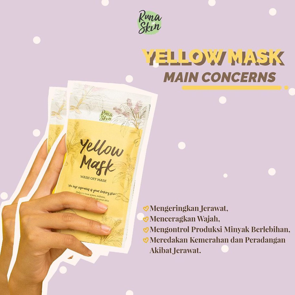 Skinhouseid Masker Wajah Organik Runaskin Premium Original Ampuh Merawat Dan Eksfoliasi Kulit