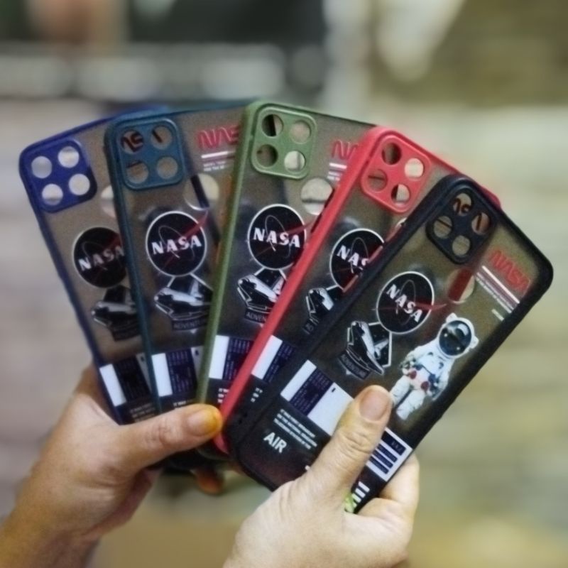 Softcase REALME C25 VIVO Y30 Y50 Nasa Lens Cover Fuze 3D