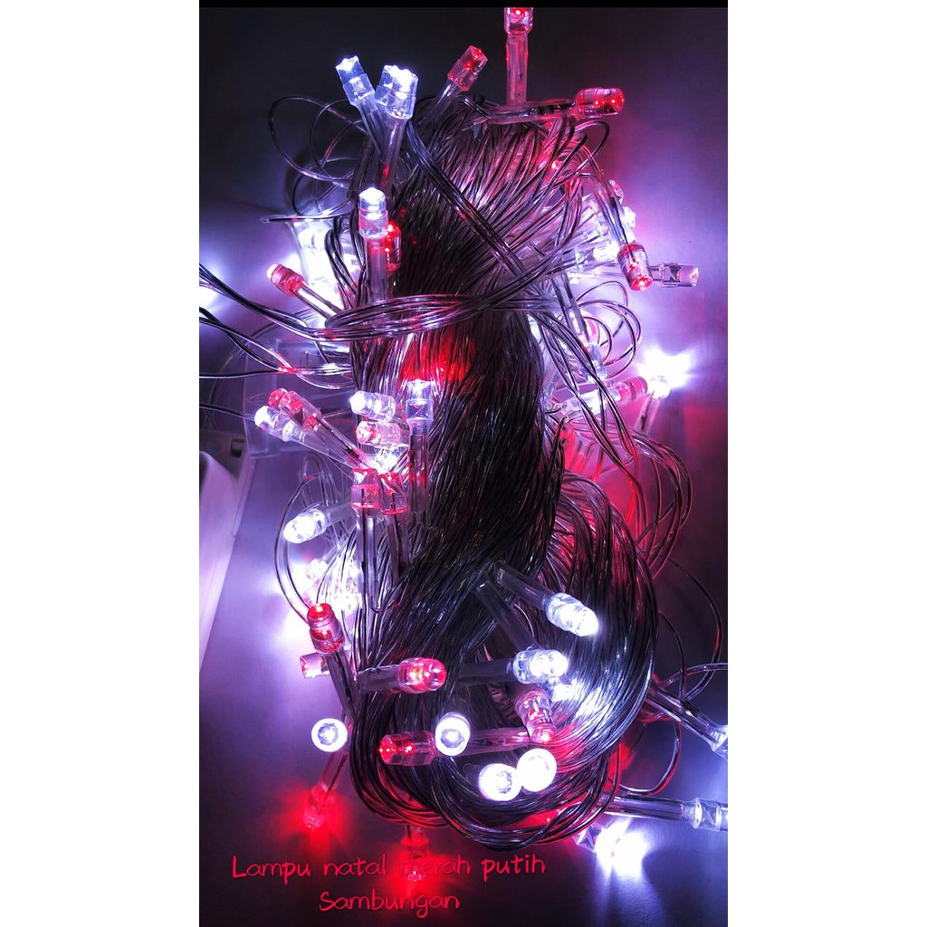 [MP] Lampu Hias LED Tumblr Merah Putih 17 Agustus / Lampu Hias Natal LED / Lampu Dekorasi LED