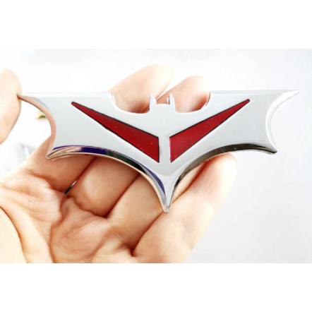 Emblem BATMAN minimalis 3D Decal Stickers 3D Logo 007