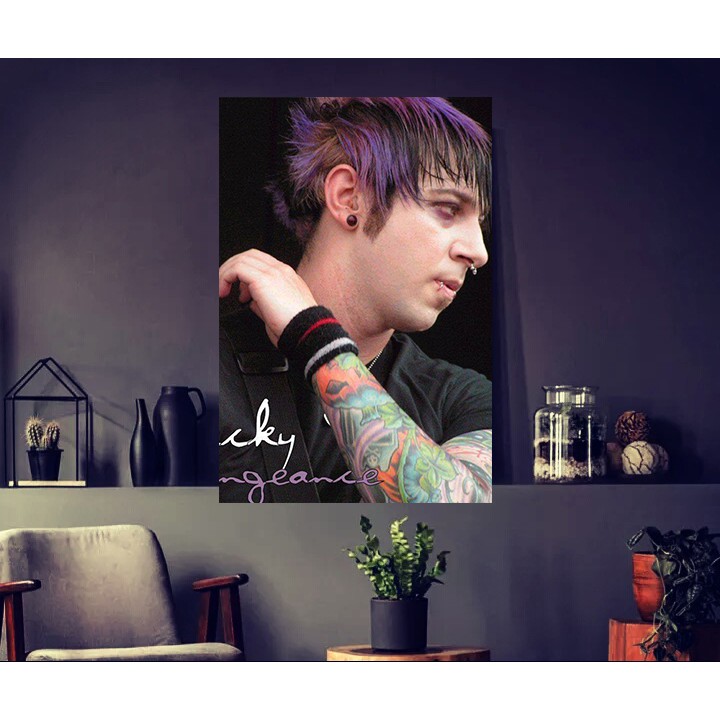 Poster Zacky Vengeance Avenged Sevenfold/Poster Kayu/Hiasan Dinding /Poster Zacky Vengeance